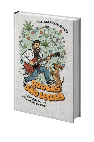 Capa do livro Drogas São Legais, de Dr. Marcos Bovo